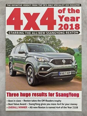 Ssangyong Rexton Road Test report reprinted from 4x4 Magazine - January 2018 - Image 1 of 4