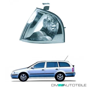 Freccia indicatore di direzione anteriore destra vetro trasparente per Skoda Octavia I 1U2 Combi 1U5 - Foto 1 di 1