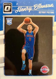 Henry Ellenson Donruss Optic 16-17 #165 Rookie Card Detroit Pistons