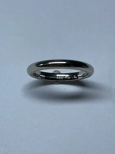 14K White Gold Vintage 2.5mm Ring Band Stacking Wedding, Tamaño 4.75 - Imagen 1 de 8