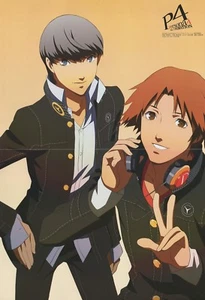 poster promo Persona 4 Persona4 Goulart Knight anime Ouma Shu Gai Narukami Yuu - Picture 1 of 2