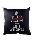 Go Baresark And Lift Weights Cushion Pillow Viking Vikings Valhall Weightlifting
