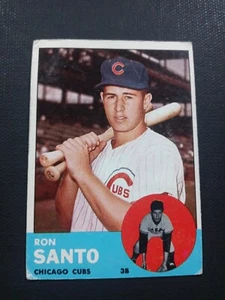 1963 Topps Ron Santo Chicago Cubs #252💥🎇⚾ VG - Foto 1 di 2