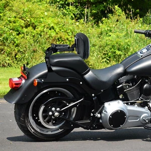 MOFUN Multi-Purpose Backrest Sissy Bar Pad For Harley Springer Softail, Fat Boy - Picture 1 of 14