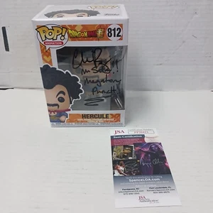 CHRIS RAGER HERCULE #812 DRAGONBALL FIRMADO AUTOGRAFIADO FUNKO POP CERTIFICADO DE AUTENTICIDAD JSA - Imagen 1 de 10