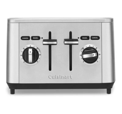 全新品牌- Cuisinart:4 片不锈钢烤面包机,型号 CPT-14  — 第 1/4 张图片
