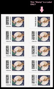 US CVP111 CVPT27 A Visit from St Nick Kiosk ATM F Not Valid Sheet 10 MNH 2021 - Bild 1 von 1