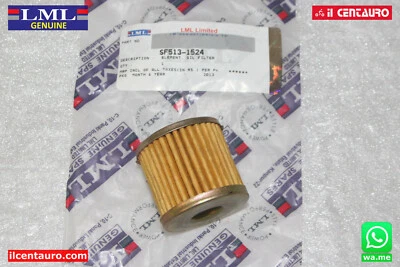SF513-1524 # FILTRO OLIO ORIGINALE LML STAR 125 150 151 4T # DAELIM 125 - Imagen 1 de 3