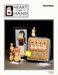 SNOWTIME Counted Cross Stitch Pattern by Heart in Hand - Picture 1 of 1