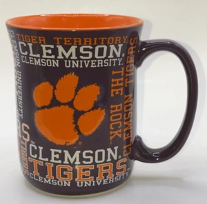 Clemson Tigers Football Coffee Ceramic Mug 4” Tall - Picture 1 of 6