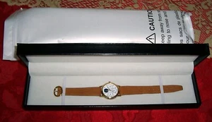 LEVRETTE PAUL PICOT 4963 ARISTOS TRIPLE DATE MOONPHASE GOLD PLATED 18kt. - Picture 1 of 11