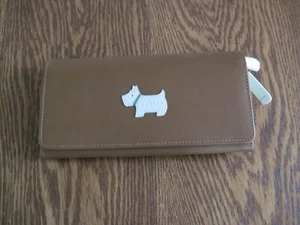 Portafoglio Radley of London Flap Over Matinee marrone chiaro con cane scozzese Heritage - Foto 1 di 6