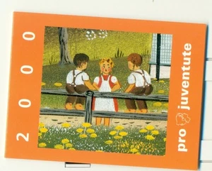 LIBRI - BOOK ILLUSTRATIONS SWITZERLAND 2000 "Pro Iuventute" booklet FDC - Imagen 1 de 1