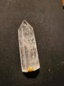 ~ Schöner Quarz Obelisk Spitze Stein Wicca Pagan 63,8 mm - Bild 1 von 3