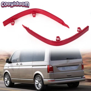 2pcs For VW T6 Transporter Multivan Caravelle 15-19 Rear Bumper Reflector Light - Picture 1 of 16