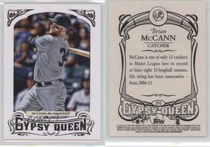 2014 Topps Gypsy Queen Retail White Framed Brian McCann #293