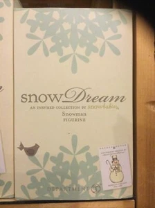 Department 56 Snowbabies Snow Dream Snowman 4026747 Figurine 2012 - Picture 1 of 1