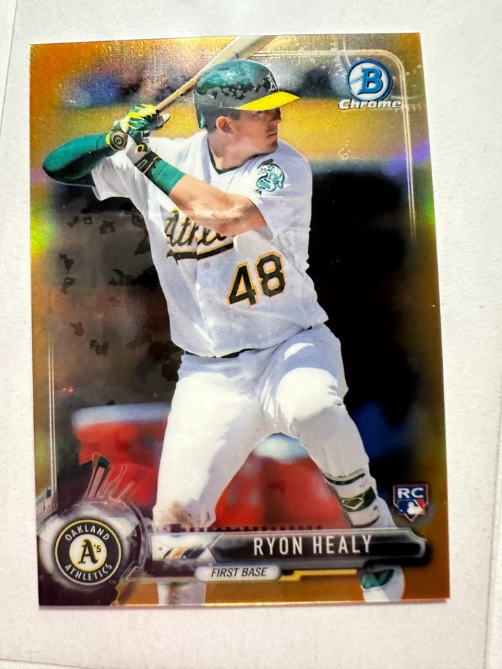 K48,568 - 2017 Bowman Chrome Mini Orange Refractors #35 Ryon Healy #/25 - Image 1 of 1