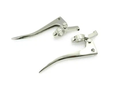 Palancas de freno y embrague cromadas de 7/8" aptas para Royal Enfield Bullet Old Foto 1 de 4