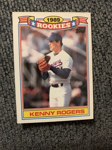 1990 Topps - Jumbo Pack Glossy Rookies #24 Kenny Rogers