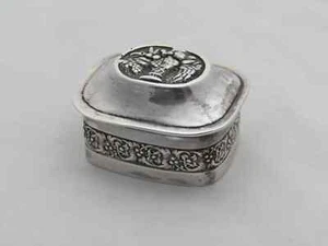 23-5-7 Silberdose Deckeldose Ludwig Neresheimer & Co Hanau Sterling Silber 925 - Bild 1 von 9