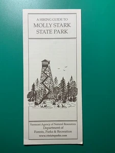 A Hiking Guide to Molly Stark State Park Vermont 1999 1990s Vintage Brochure - Imagen 1 de 2