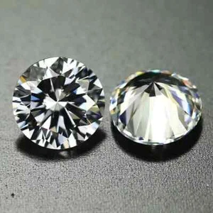 Loose CVD Lab-Grown Diamond 5 Ct Pair Of Round Color D , Clarity IF , Certified - Picture 1 of 4