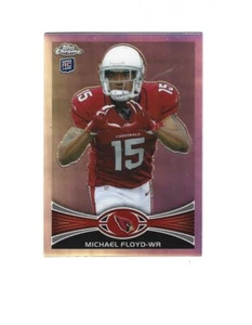 2012 Topps Chrome Refractors #166 Michael Floyd ARIZONA CARDINALS - Picture 1 of 1