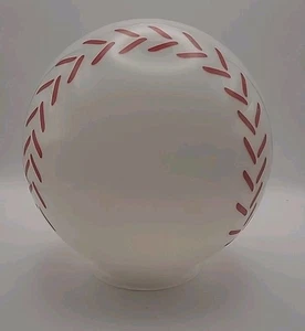 Round Glass Baseball Globe Light Fixture with 4" Opening - Picture 1 of 7