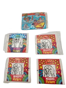 LOTE de 5 juguetes vintage de Happy Meal de McDonald's 1985 Magic Picture Ronald Grimace - Imagen 1 de 7