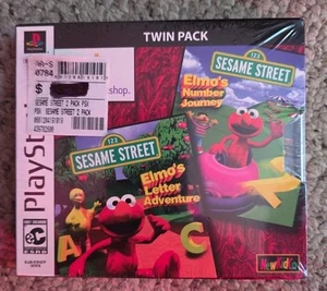 Sesame Street Twin Pack: Elmo's Numbers & Letters PayStation 1 PS1 NEW Sealed - Bild 1 von 6