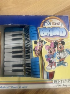 Vintage Disney Band Bontempi Children's Accordion Instrument W/Instructions - Picture 1 of 9