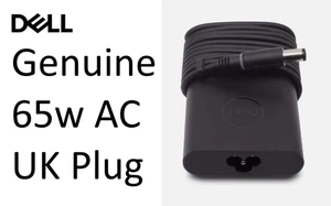 Genuine Dell Latitude 65W HA65NM130 Laptop Power Adapter Charger AC 19.5V 3.34A - Afbeelding 1 van 3