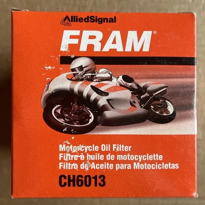 Filtro de aceite para moto Fram CH6013 reemplaza Kawasaki 16099-002 KZ900 1000 KZ1300  Foto 1 de 3