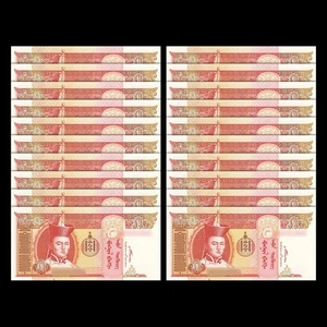 Mongolia 5 Tugrik, 1993, Pick#53, lot of 20 pcs, UNC - Picture 1 of 2