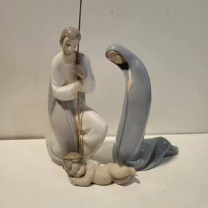 Lladro Holy Family Nativity Mary Joseph Jesus Figurine Statue #4533 #4534 #4535 - Picture 1 of 21