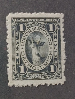 U.S.A MATCH AND MEDICINE STAMPS SCOTT RO179d. - Image 1 of 2