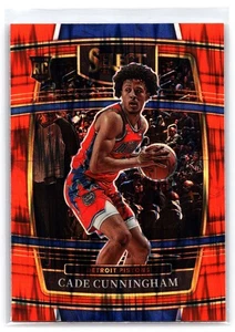 Panini Select Concourse Cade Cunningham RC 2021-22 novato Orange Flash Prizm #11 - Imagen 1 de 2