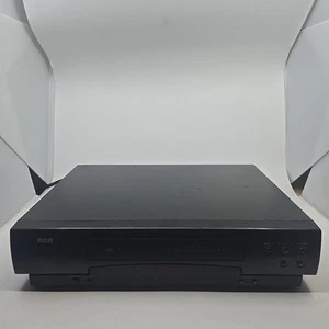 RCA VR613HF Hi-Fi Stereo 4-Head VHS VCR Video Cassette Recorder Player In Black - Picture 1 of 7