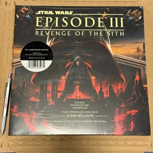 Star Wars Episode III Revenge of the Sith OST John Williams Vinyl Lava /3000 🚀 - Picture 1 of 4