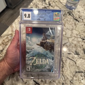 Zelda Tears of the Kingdom Nintendo Switch Sealed 1st Print CGC 9.8 A++ Graded