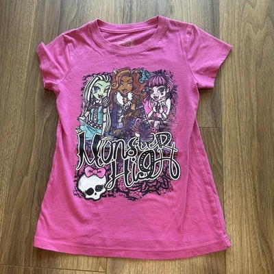 Camiseta Monster High Mattel Niñas Talla 6-6X De Colección Y2K Foto 1 de 4