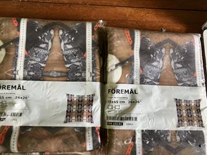 IKEA FOREMAL set of two 26" x 26" pillow cover Per B Sundberg NEW FÖREMÅL lot 2 - Picture 1 of 3