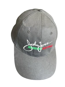 Gorra John Force Racing Castrol negra ajustable NHRA arrastre carreras correa trasera - Imagen 1 de 13