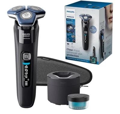 Philips Norelco Afeitadora 7600, Afeitadora Eléctrica Recargable en Húmedo y Seco con SenseIQ Foto 1 de 4