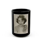 Fay Wray #134 (ikona vintage kobieca) czarny kubek do kawy