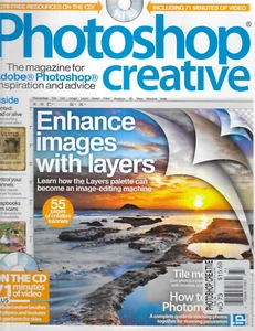 Photoshop Creative Magazine Enhance Images with Layers Wanted Poster Effects CD - Picture 1 of 12