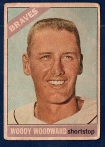 Venezuelan Topps 1966 Woody Woodward #49 Atlanta Braves Ptd In Venezuela - Picture 1 of 2