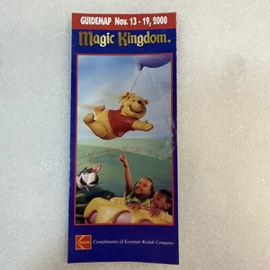 Disney Magic Kingdom Guidemap Nov 13-19, 2000 OldGnu - Picture 1 of 15