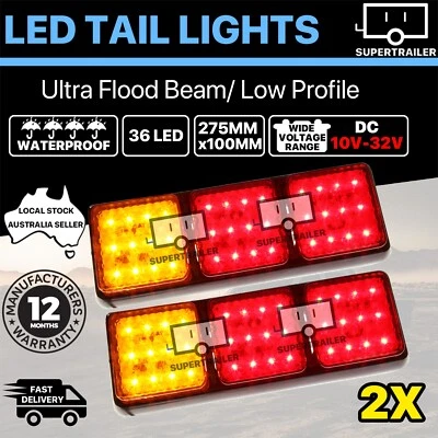 2x Trailer lights 36 LED Stop Tail Indicator TRUCK CAMPER UTE 10-32V UTE Caravan - image 1 of 4